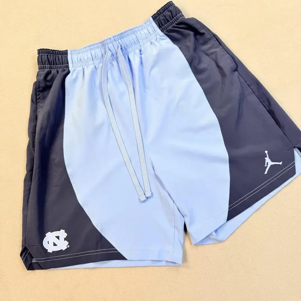 North Carolina Tar Heels Shorts Mens Large Blue NCAA Basketball Jordan Dri Fit